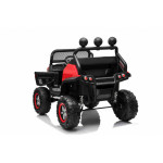 Elektrické autíčko - Mercedes UNIMOG - červené